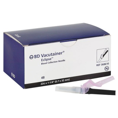 Vacutainer Eclipse Sicherheitskanüle, 21G, 32 x 0,80 mm, 48 St.